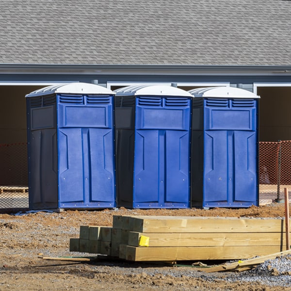 are there any restrictions on what items can be disposed of in the portable toilets in Loveland